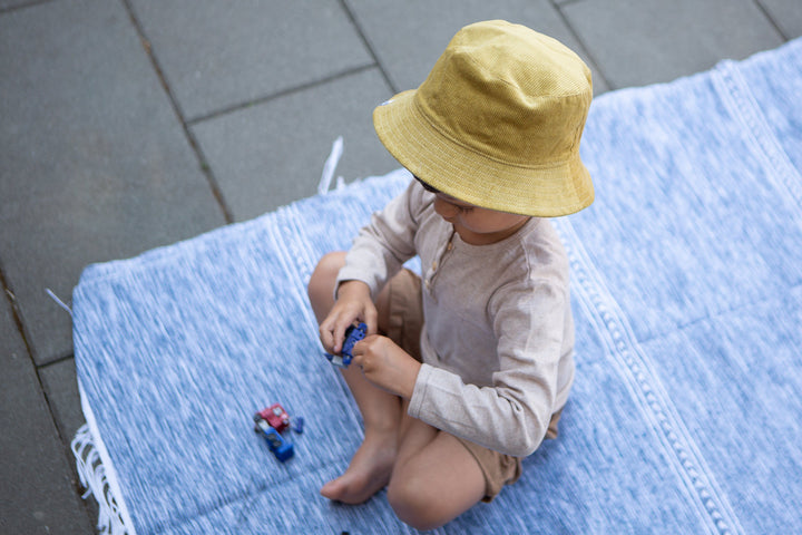 KIDS REVERSIBLE CORDUROY BUCKET HATS