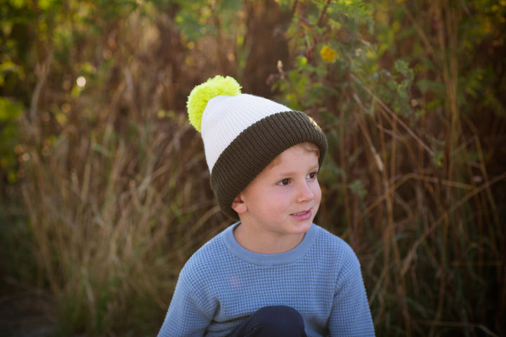 KIDS POM POM BEANIE